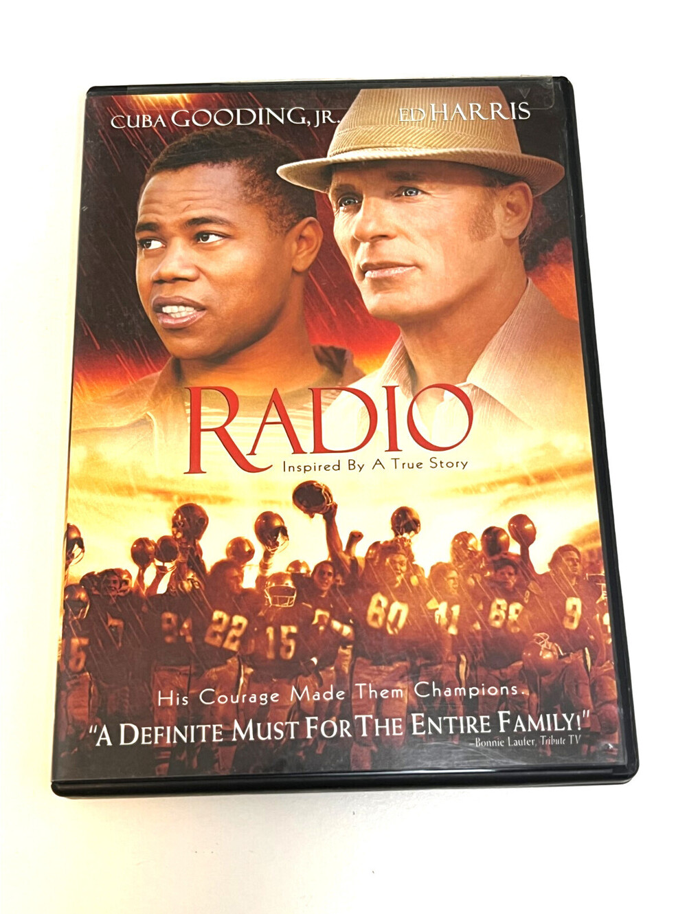 Radio DVD Cuba Gooding Jr Ed Harris True Story Sports Drama Widescreen